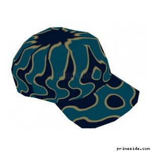 Blue striped cap