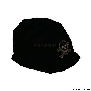 Black Skull Cap